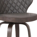 36 Inch Brown Faux Leather Swivel Counter Height Bar Stool 16 36 Inch Brown Faux Leather Swivel Counter Height Bar Stool