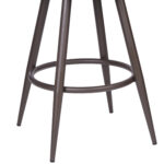 42 Inch Brown Faux Leather and Iron Swivel Bar Stool 16 42 Inch Brown Faux Leather and Iron Swivel Bar Stool