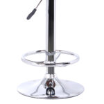 24 Inch Adjustable Modern Black and Silver Swivel Bar Stool 11 24 Inch Adjustable Modern Black and Silver Swivel Bar Stool