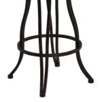 30 Inch Espresso Swivel Bar Stool With Scroll Back Design 14 30 Inch Espresso Swivel Bar Stool With Scroll Back Design