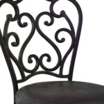 30 Inch Espresso Swivel Bar Stool With Scroll Back Design 18 30 Inch Espresso Swivel Bar Stool With Scroll Back Design