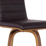 26” Brown Solid Wood Swivel Low Back Bar Stool with Footrest 15 26” Brown Solid Wood Swivel Low Back Bar Stool with Footrest