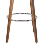 26” Brown Faux Leather Swivel Low Back Counter Bar Stool 15 26” Brown Faux Leather Swivel Low Back Counter Bar Stool
