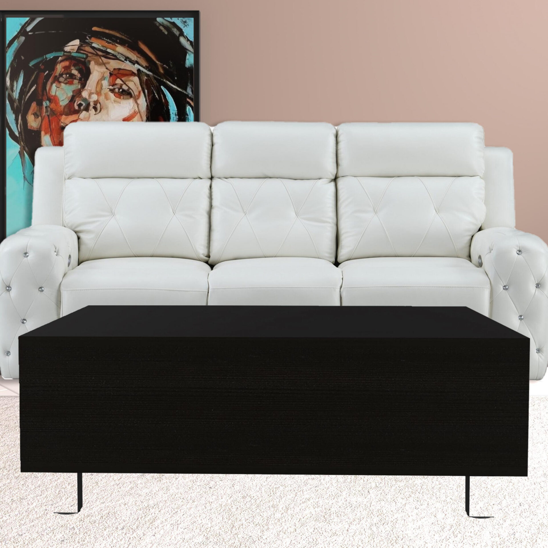 32 Inch Black Lift Top Coffee Table With Storage Shelf 2 32 Inch Black Lift Top Coffee Table With Storage Shelf - Image 2