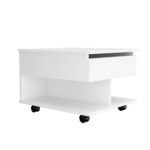 22 Inch White Lift Top Coffee Table With Drawer Wheels 7 22 Inch White Lift Top Coffee Table With Drawer Wheels