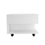 22 Inch White Lift Top Coffee Table With Drawer Wheels 8 22 Inch White Lift Top Coffee Table With Drawer Wheels
