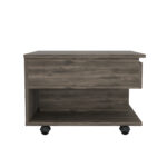 22" Dark Brown Modern Lift Top Coffee Table With Drawer 6 22" Dark Brown Modern Lift Top Coffee Table With Drawer