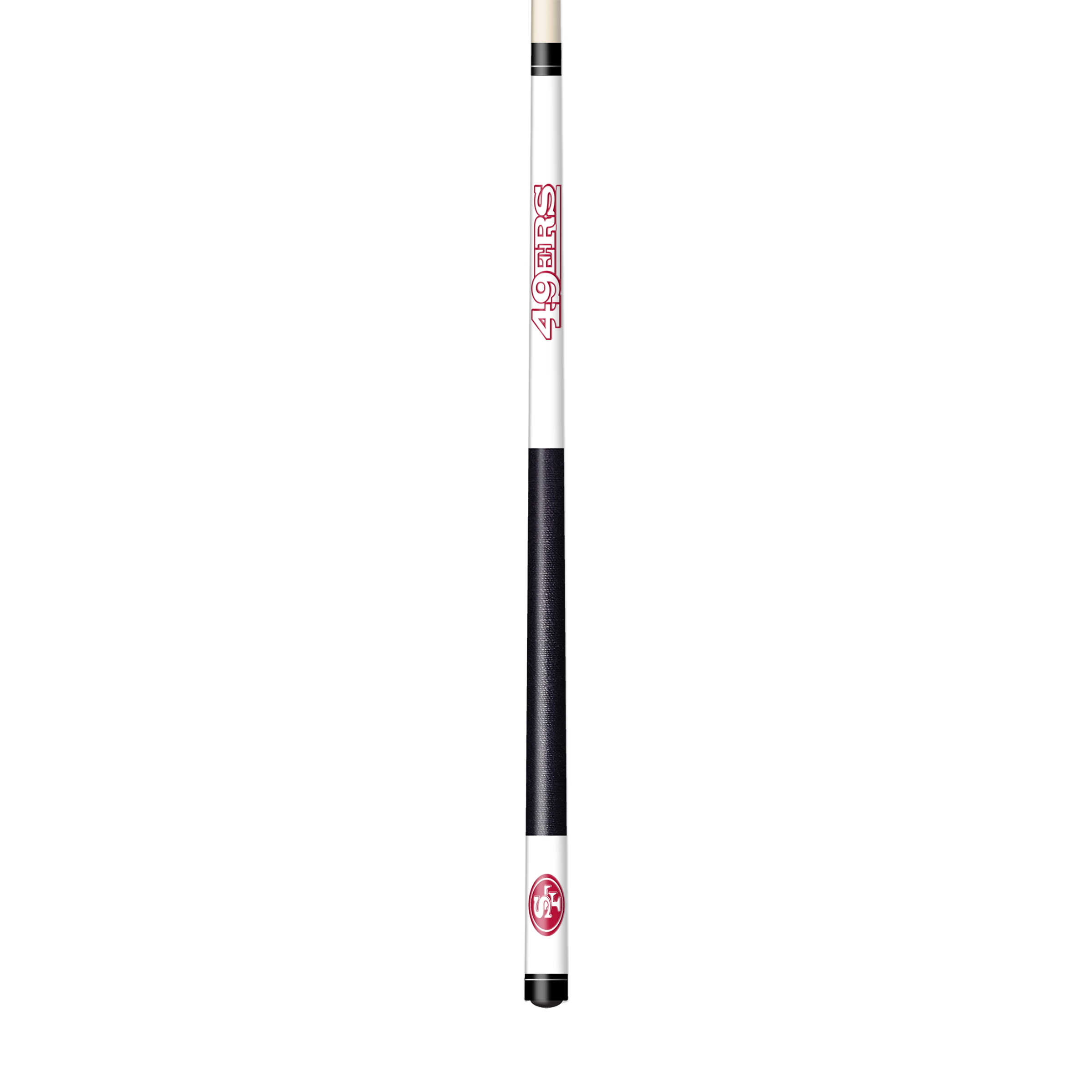 san francisco 49ers laser etched maple billiard cue