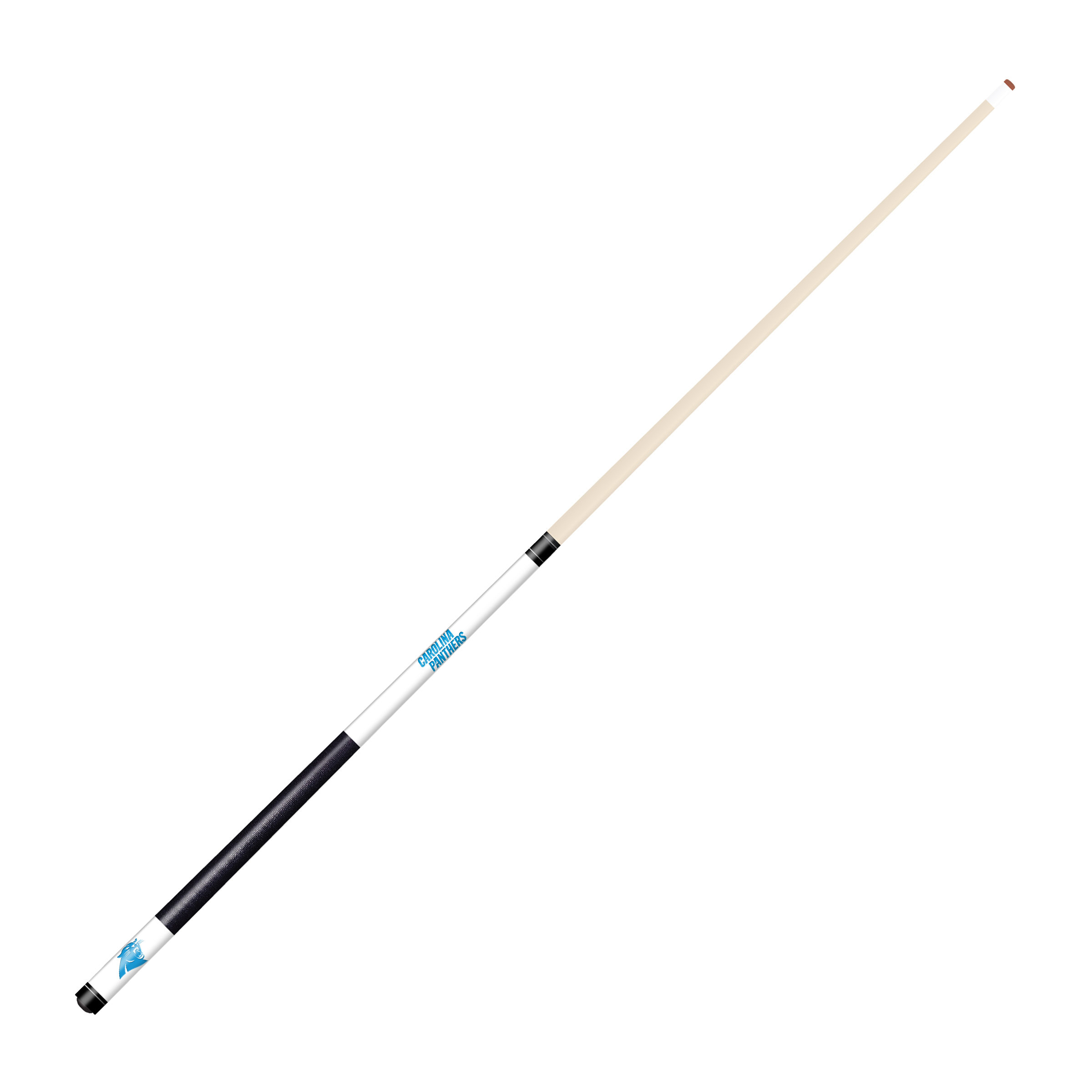 carolina panthers laser etched maple billiard cue