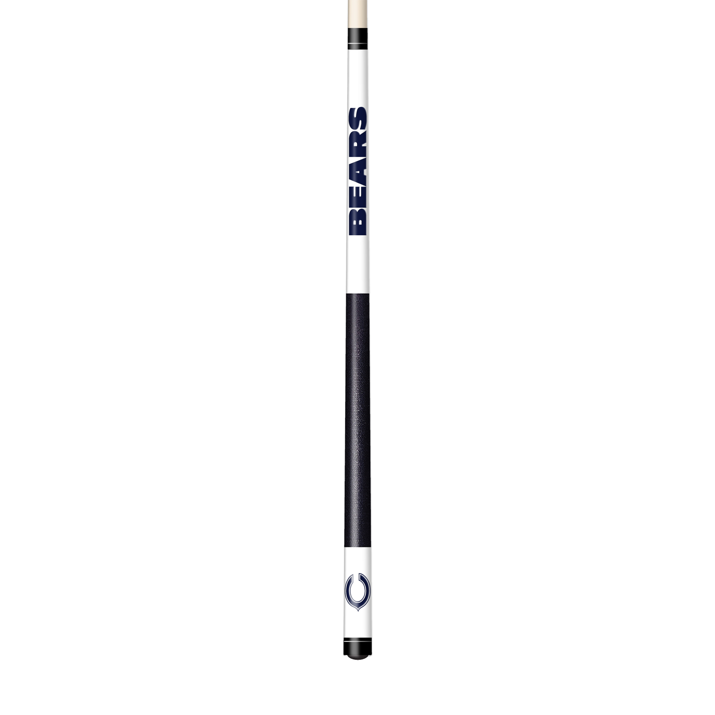 chicago bears laser etched maple wood billiard cue