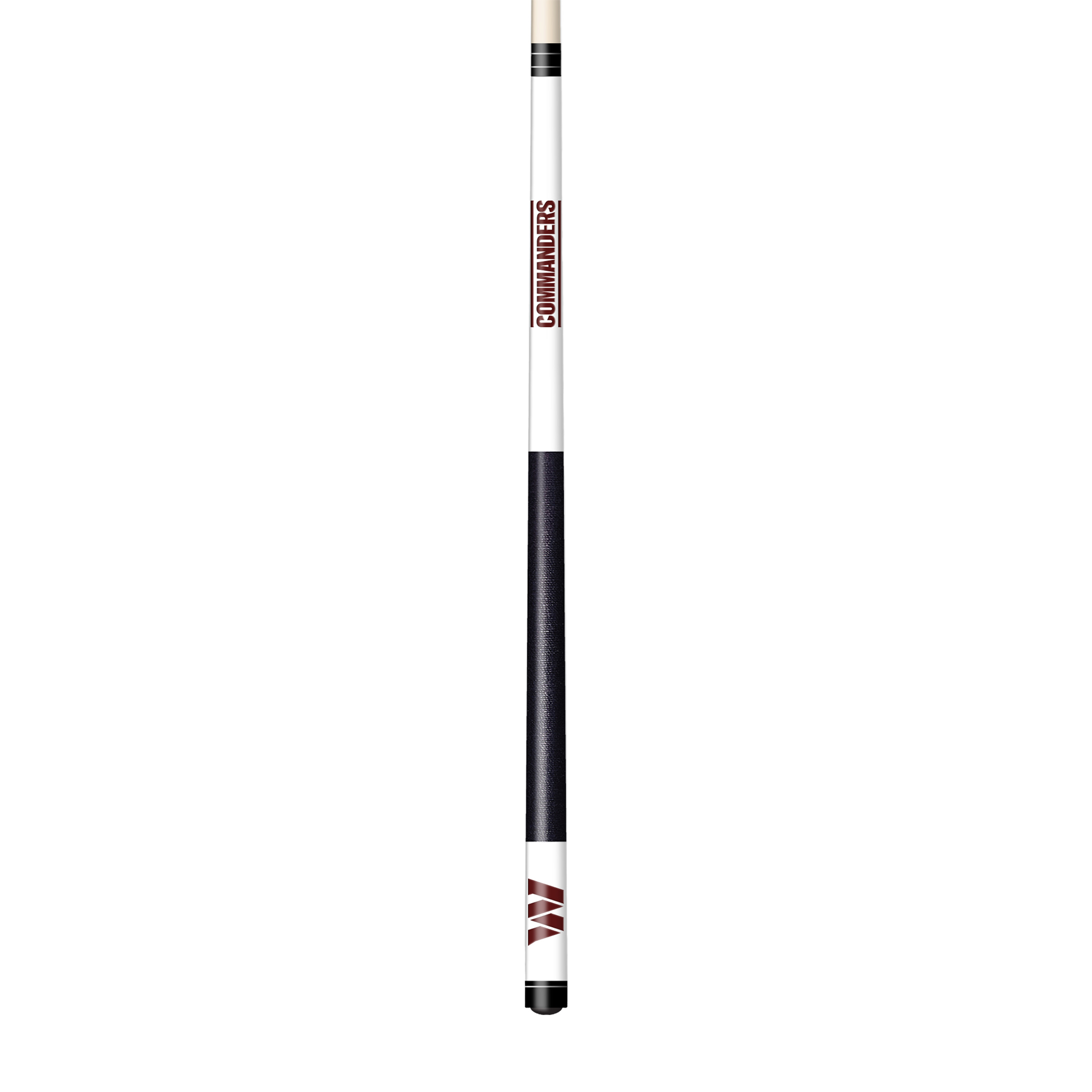 washington commanders laser etched maple wood billiard cue