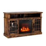 48 Inch Electric Fireplace TV Stand with Storage Cabinets