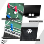 48 Inch Sturdy MDF Foosball Table with Accessories