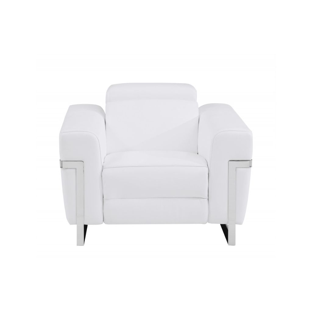 Indoor Italian Leather Reclining Sofa Set with Loveseat, 3-Piece 2 Indoor Italian Leather Reclining Sofa Set with Loveseat, 3-Piece - Image 2