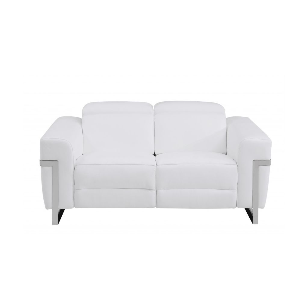 Indoor Italian Leather Reclining Sofa Set with Loveseat, 3-Piece 3 Indoor Italian Leather Reclining Sofa Set with Loveseat, 3-Piece - Image 3