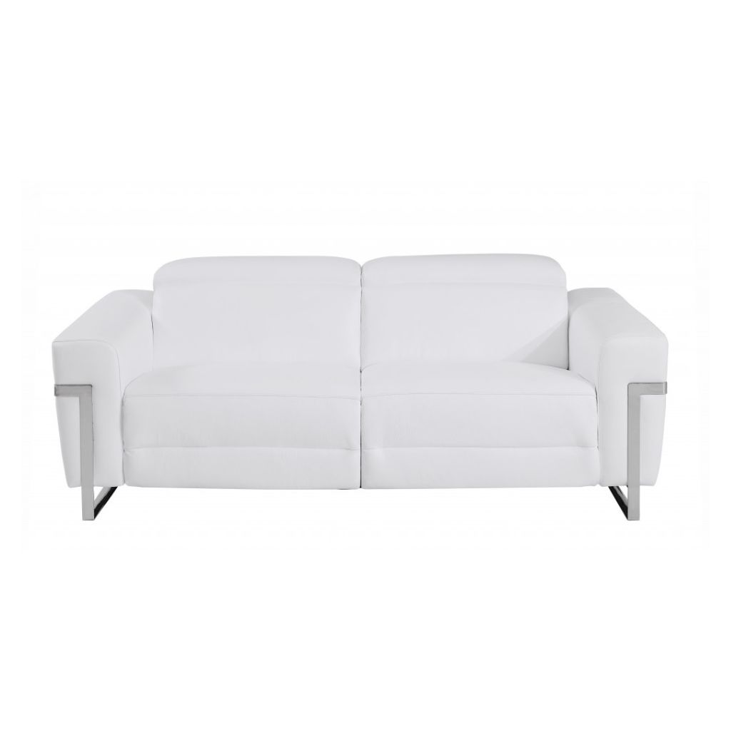 Indoor Italian Leather Reclining Sofa Set with Loveseat, 3-Piece 4 Indoor Italian Leather Reclining Sofa Set with Loveseat, 3-Piece - Image 4