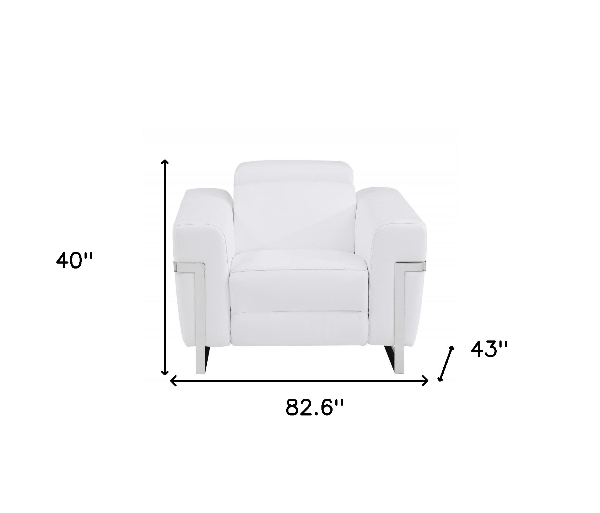 Indoor Italian Leather Reclining Sofa Set with Loveseat, 3-Piece 18 Indoor Italian Leather Reclining Sofa Set with Loveseat, 3-Piece
