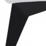 41" White Italian Leather Modern Power Recliner Chair