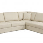 117-Inch Beige Italian Leather Reclining L Shaped Corner Sectional 10 117-Inch Beige Italian Leather Reclining L Shaped Corner Sectional