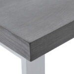 Elm Grey Rectangular Writing Desk With Two Drawers 59 Inch 12 Elm Grey Rectangular Writing Desk With Two Drawers 59 Inch