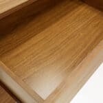 Walnut and Glass L Shaped Writing Desk With Storage 12 Walnut and Glass L Shaped Writing Desk With Storage