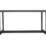 83" Charcoal Aluminum Modern Outdoor Dining Table