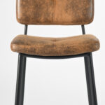 27 Inch Brown Faux Leather and Steel Bar Stools (Set of 2) 17 27 Inch Brown Faux Leather and Steel Bar Stools (Set of 2)