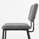 27 Inch Green and Black Steel Bar Stools Set of 2