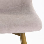 29 Inch Aqua and Gold Modern Bar Stools Set of 2