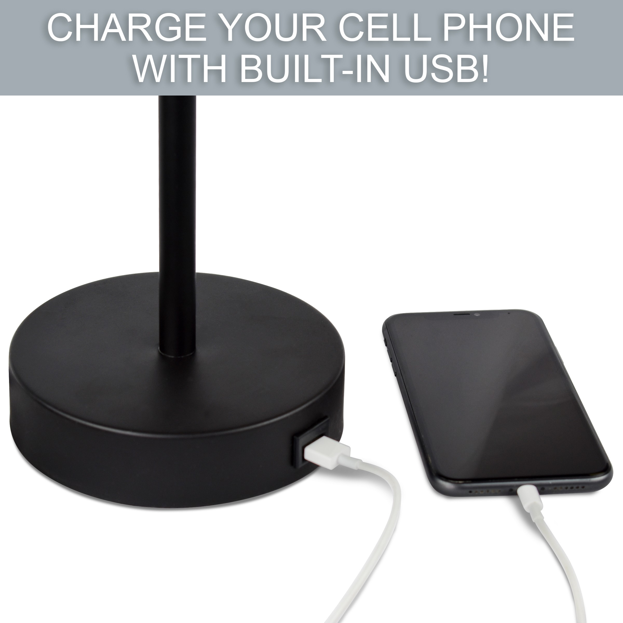 las vegas raiders usb charging desk lamp