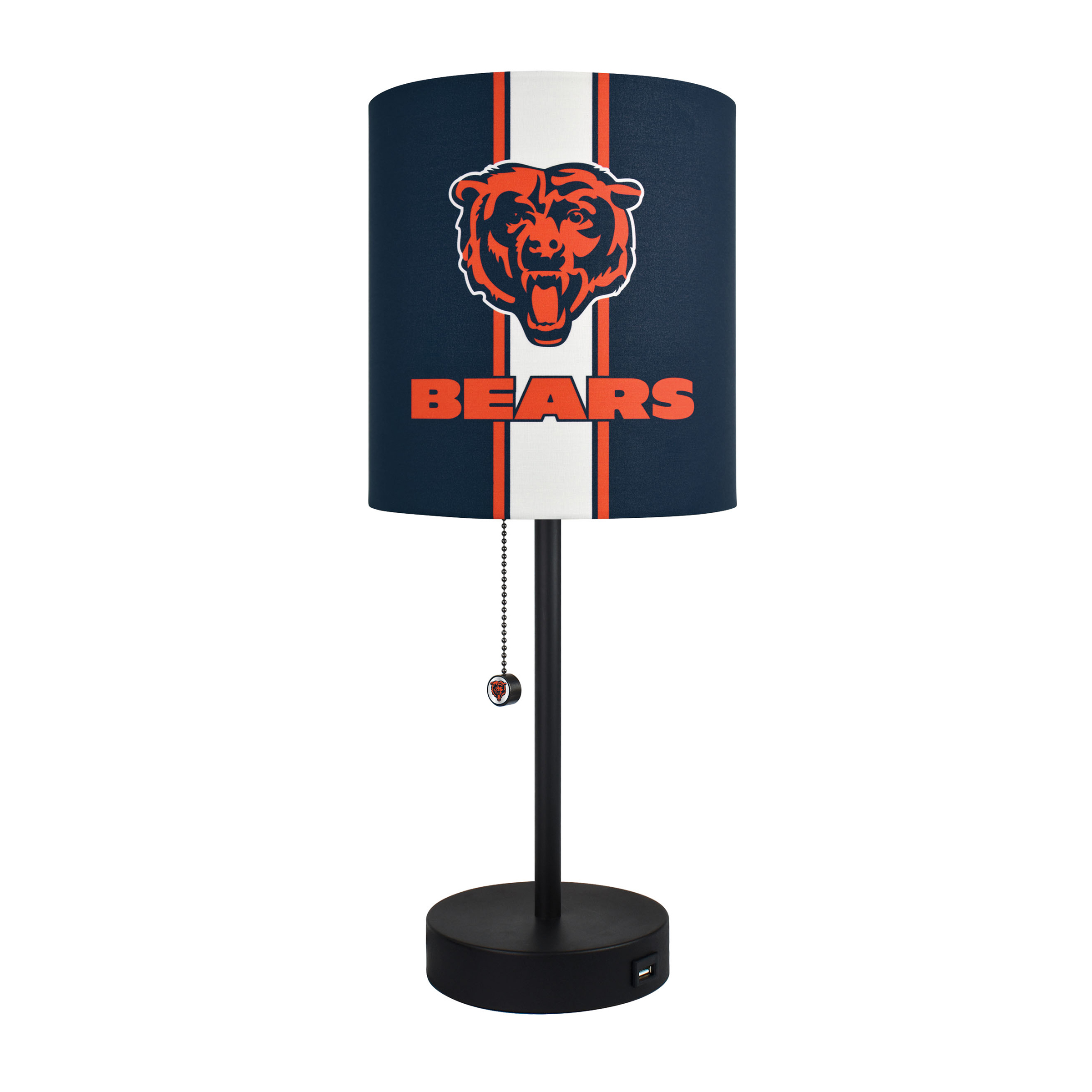 chicago bears usb charging desk lamp