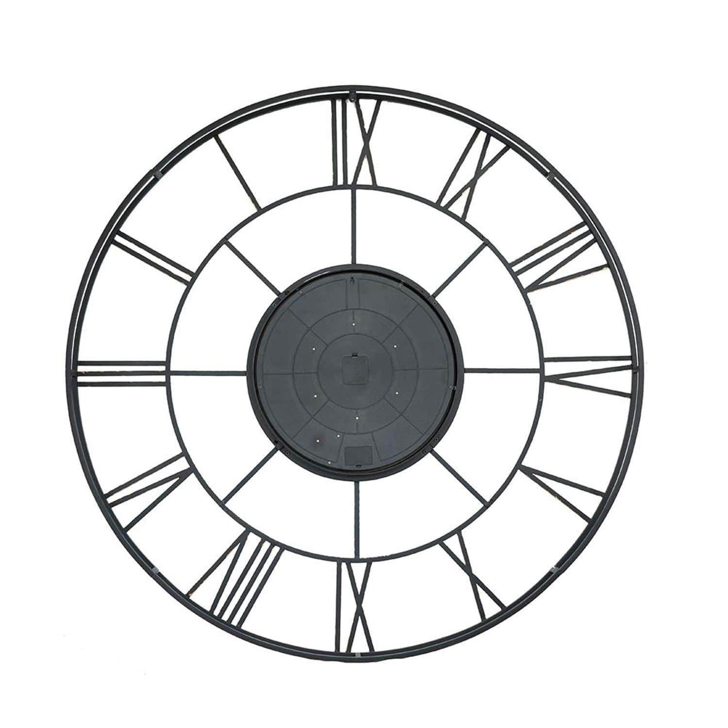 56 Inch Copper Glass Wall Clock with Exposed Gears 2 56 Inch Copper Glass Wall Clock with Exposed Gears - Image 2