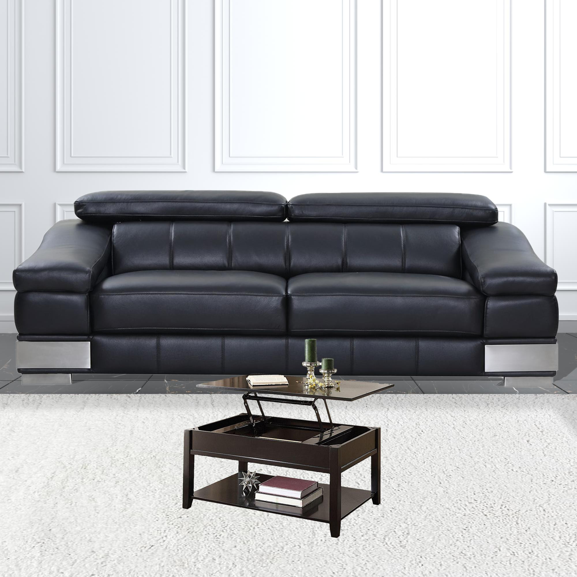 40 Inch Black Lift Top Coffee Table With Storage 11 40 Inch Black Lift Top Coffee Table With Storage