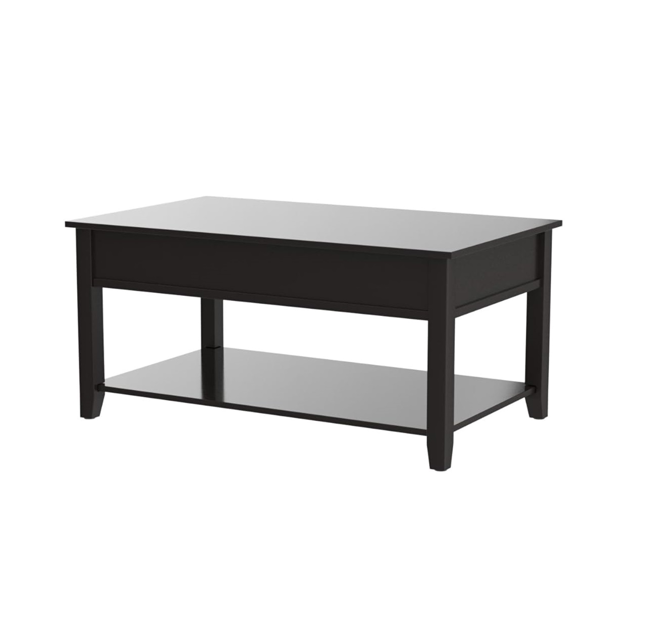 40 Inch Black Lift Top Coffee Table With Storage 1 40 Inch Black Lift Top Coffee Table With Storage