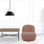 32 Inch Pink Sherpa Swivel Slipper Chair Modern Design 10 32 Inch Pink Sherpa Swivel Slipper Chair Modern Design