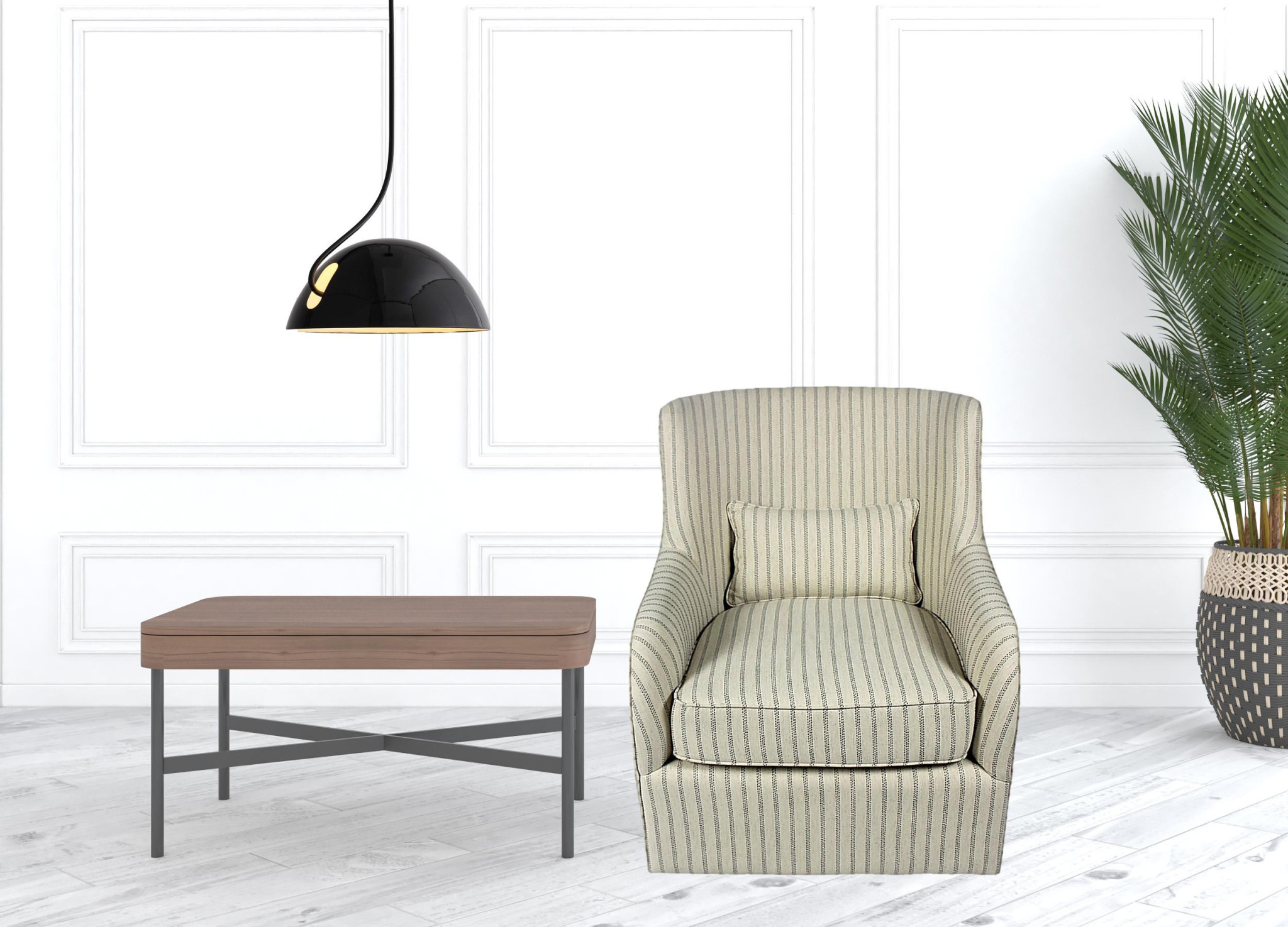 30 Inch Natural Striped Swivel Lounge Chair With Armrests 9 30 Inch Natural Striped Swivel Lounge Chair With Armrests