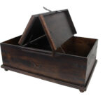 40 Inch Brown Distressed Lift Top Solid Wood Coffee Table 8 40 Inch Brown Distressed Lift Top Solid Wood Coffee Table