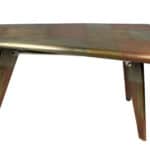 55 Inch Copper Aluminum Writing Desk With Hairpin Legs 7 55 Inch Copper Aluminum Writing Desk With Hairpin Legs
