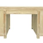 63 Inch Brown Solid Wood Writing Desk With Twelve Drawers 11 63 Inch Brown Solid Wood Writing Desk With Twelve Drawers