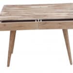 Brown Acacia Solid Wood Writing Desk With Three Drawers 8 Brown Acacia Solid Wood Writing Desk With Three Drawers