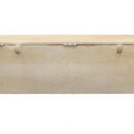 46" Antique White Carved Wood Bench with Flip-Top Storage 17 46" Antique White Carved Wood Bench with Flip-Top Storage