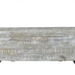 46" Gray Distressed Wood Storage Bench with Flip Top 10 46" Gray Distressed Wood Storage Bench with Flip Top