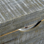 46" Gray Distressed Wood Storage Bench with Flip Top 15 46" Gray Distressed Wood Storage Bench with Flip Top