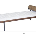 72" Black and Ivory Upholstered Cotton Blend Bench 7 72" Black and Ivory Upholstered Cotton Blend Bench