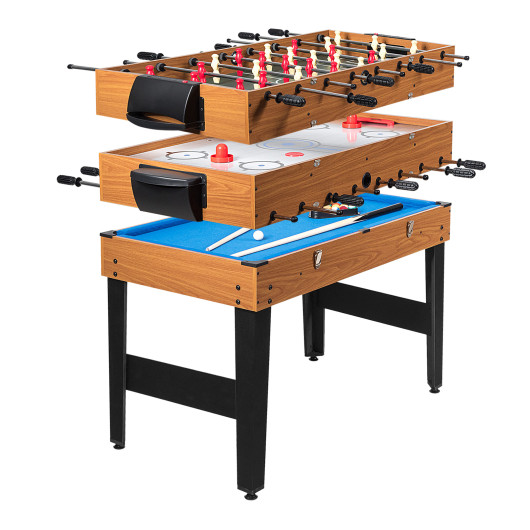 48 Inch 3-in-1 Combo Game Table Soccer Billiards Hockey - Image 3