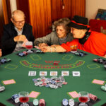 Foldable 48 Inch 8-Player Poker Tabletop with Cup Holders