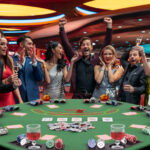 Foldable 48 Inch 8-Player Poker Tabletop with Cup Holders