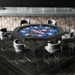 Foldable 48 Inch Poker Table with Padded Rails and Cup Holders 15 Foldable 48 Inch Poker Table with Padded Rails and Cup Holders