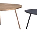 Modern Brass & Black Coffee Table Set (2-Piece) 17 Modern Brass & Black Coffee Table Set (2-Piece)