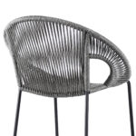 40" Light Gray Metal Outdoor Bar Stool with Footrest 13 40" Light Gray Metal Outdoor Bar Stool with Footrest